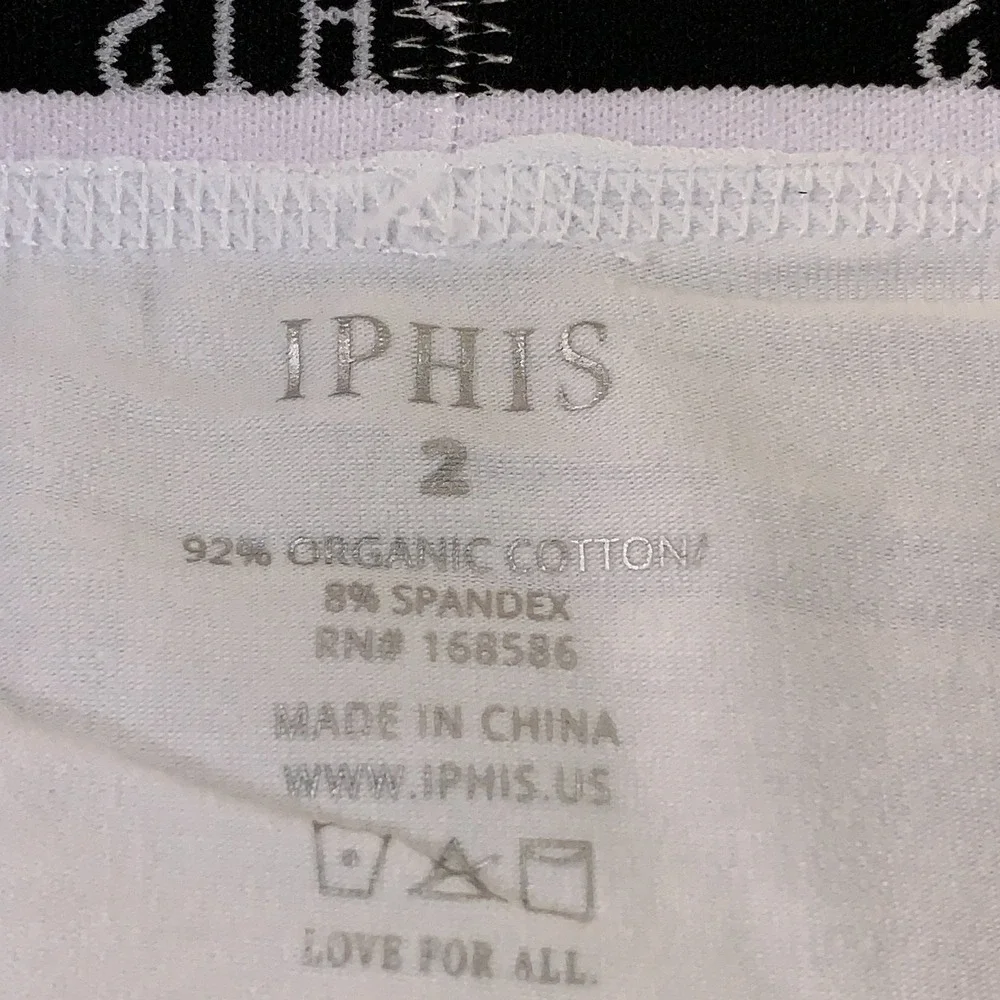 IPHIS Mens Size 2X White Organic Cotton Boxer Brief Underwear NWT